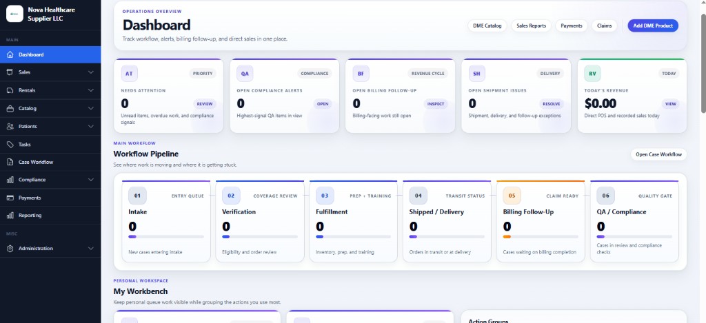 DME Workflow Control